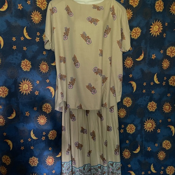 Queens Plaza 2 piece 90s vintage set - Picture 3 of 15